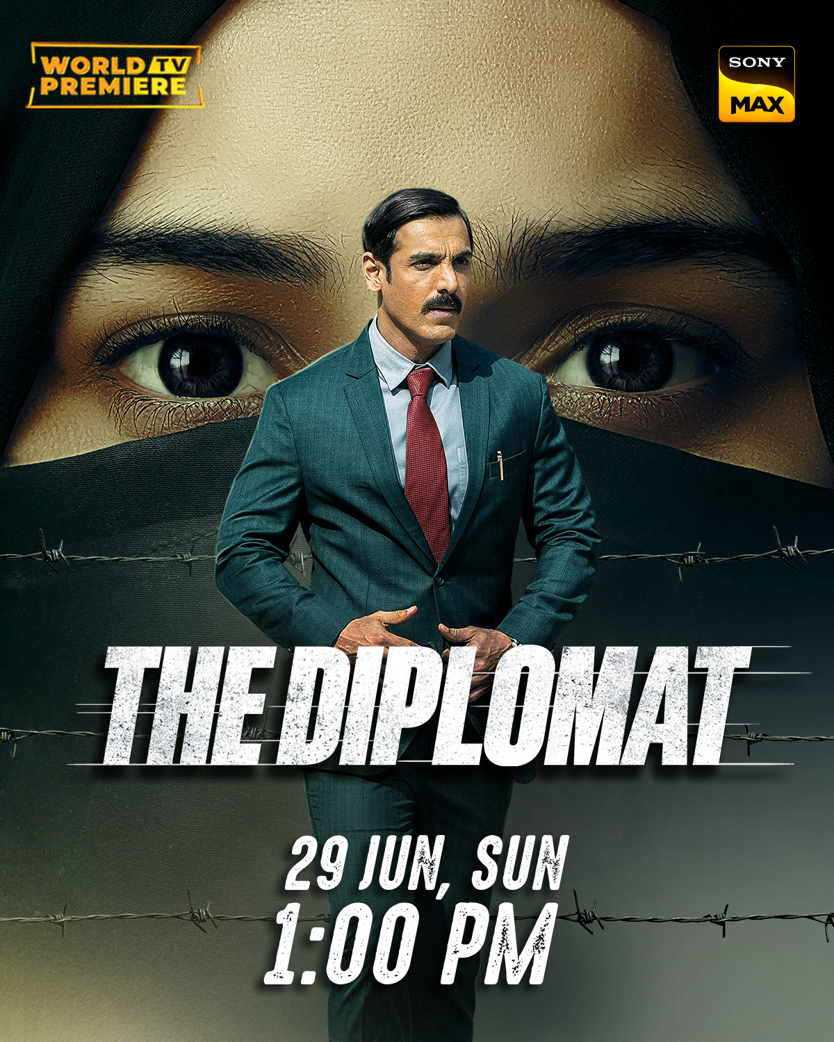 सीमा आणि राजकारण यांच्या पलीकडे जाऊन एका अडकलेल्या निरपराध व्यक्तीला वाचवण्याचा एका राजदूताचा लढा – द डिप्लोमॅट, फक्त सोनी मॅक्सवर